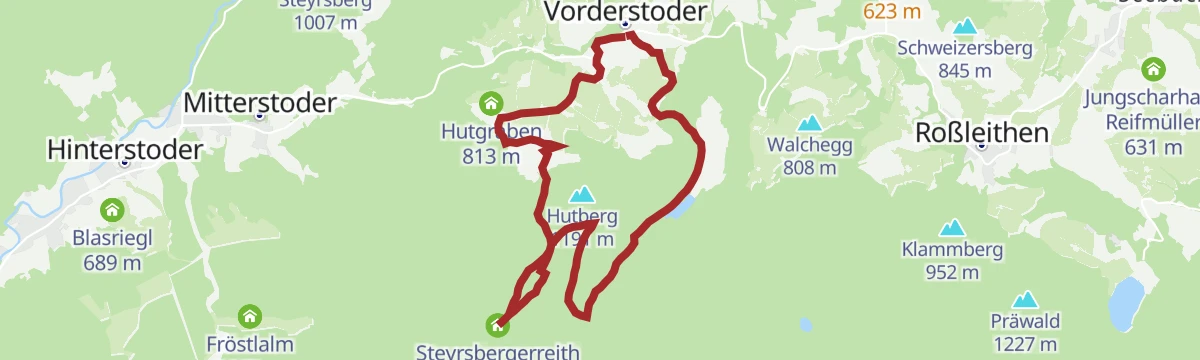 Route map: Steyrsbergerreithrunde